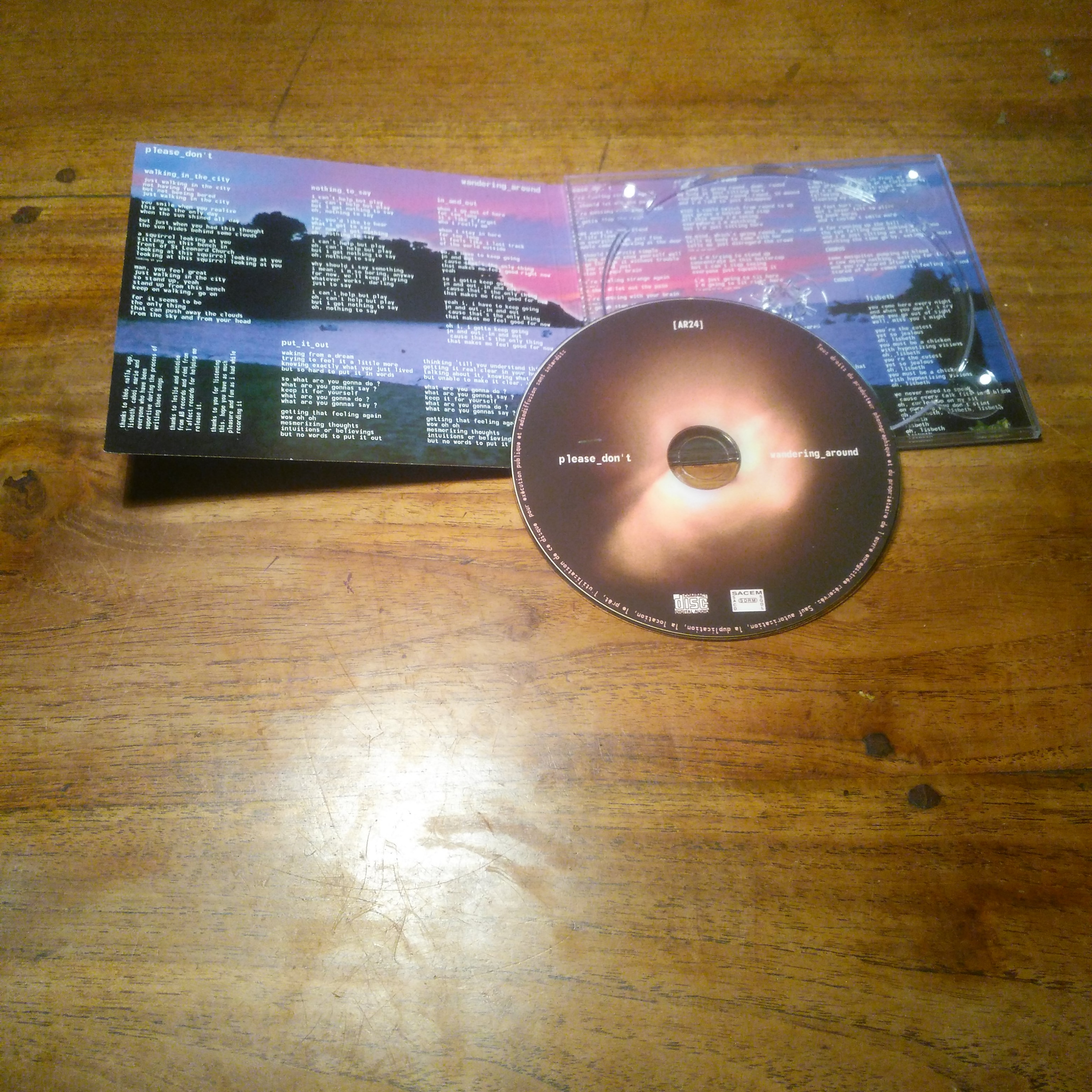 photo de l'intérieur du CD